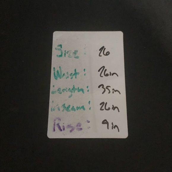 AMO Jeans Women's 26 Stix Crop Night Owl w/Destroy Frayed Hem Mid Rise Denim - Picture 8 of 8